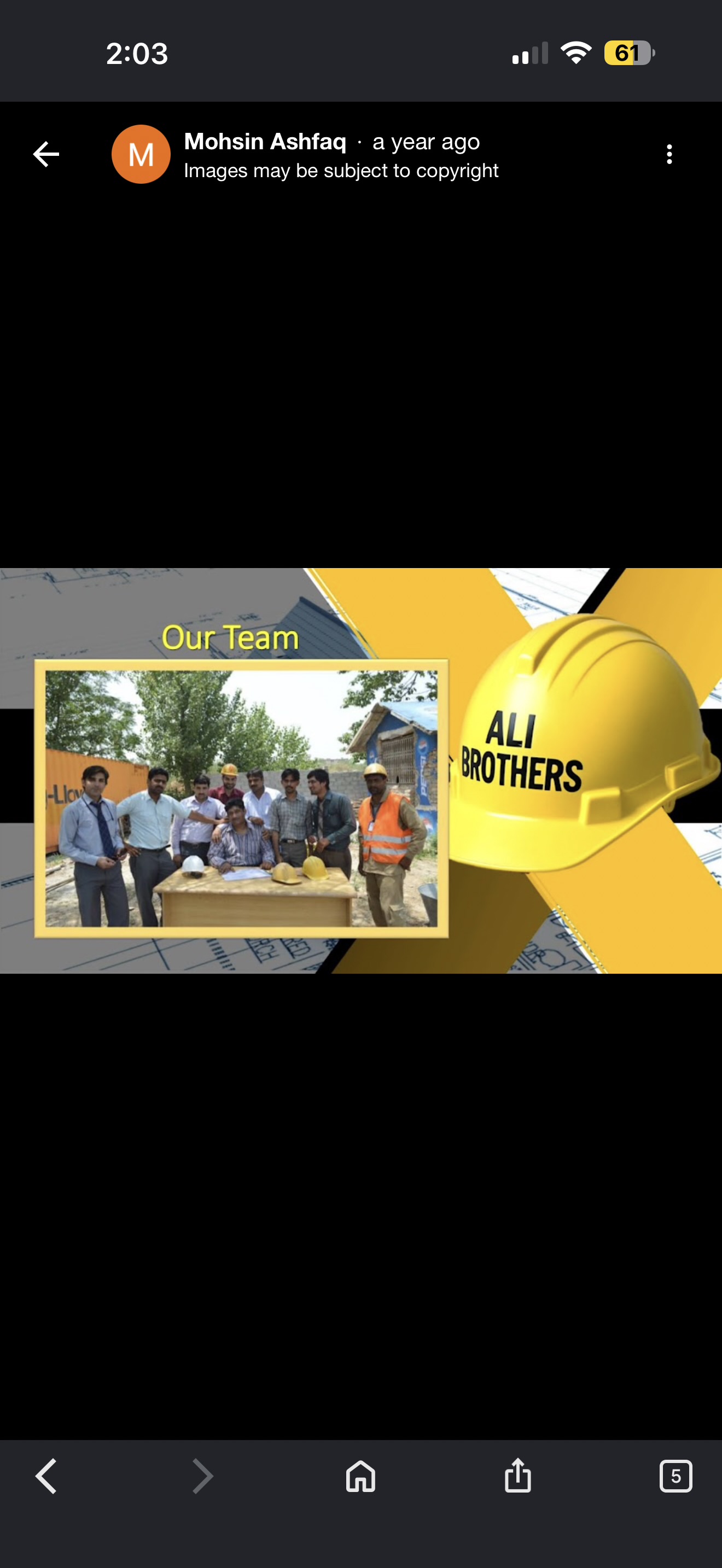 The Ali Brothers team on site