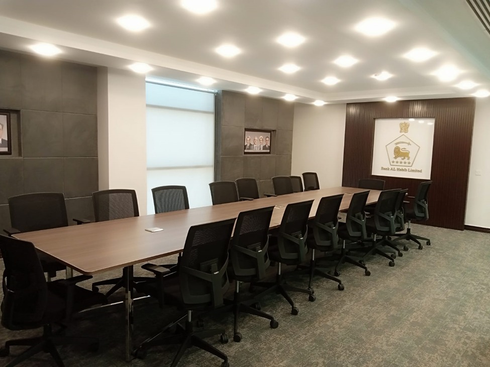 Completed Bank Al Habib executive boardroom